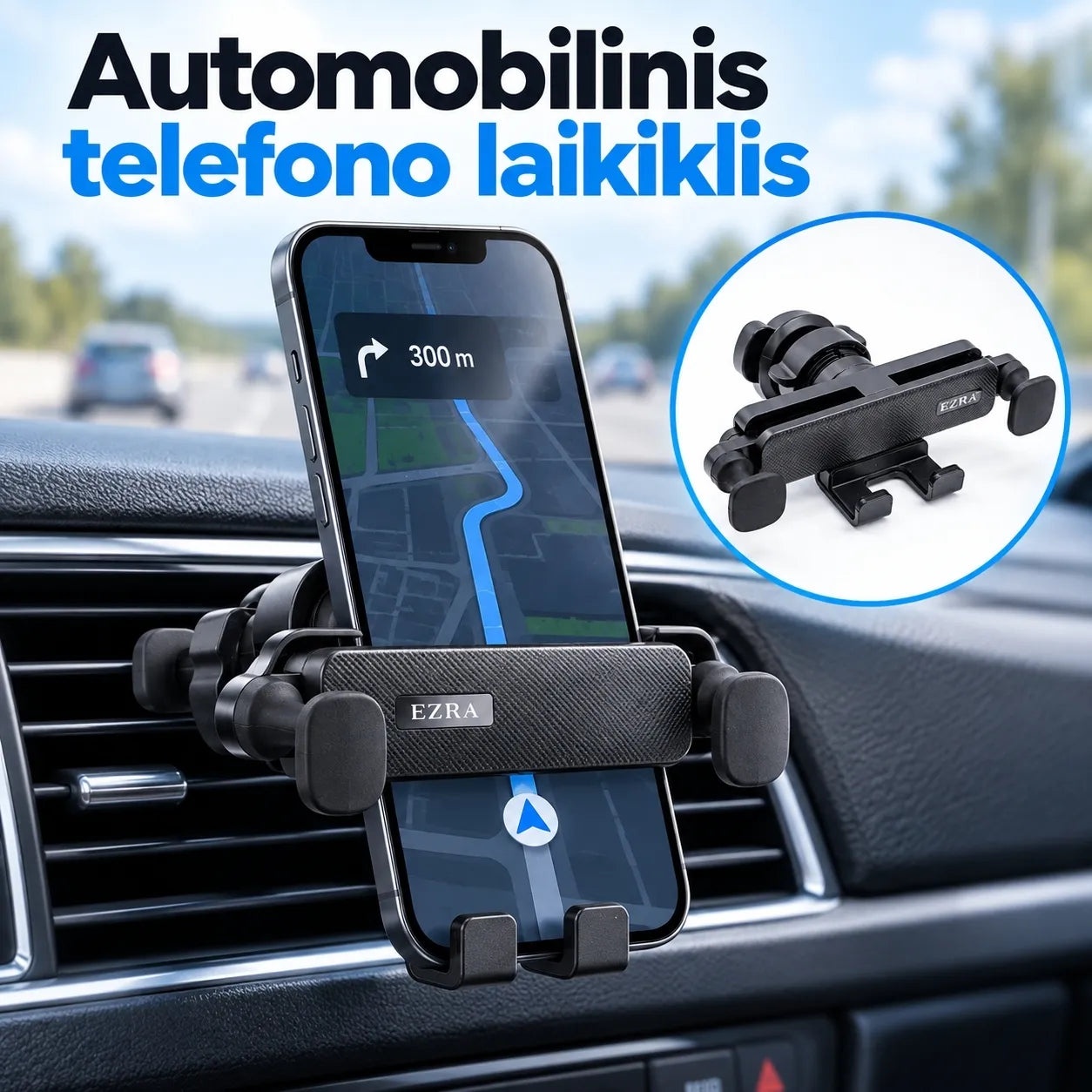 Automobilinis telefono laikiklis EZRA HL94