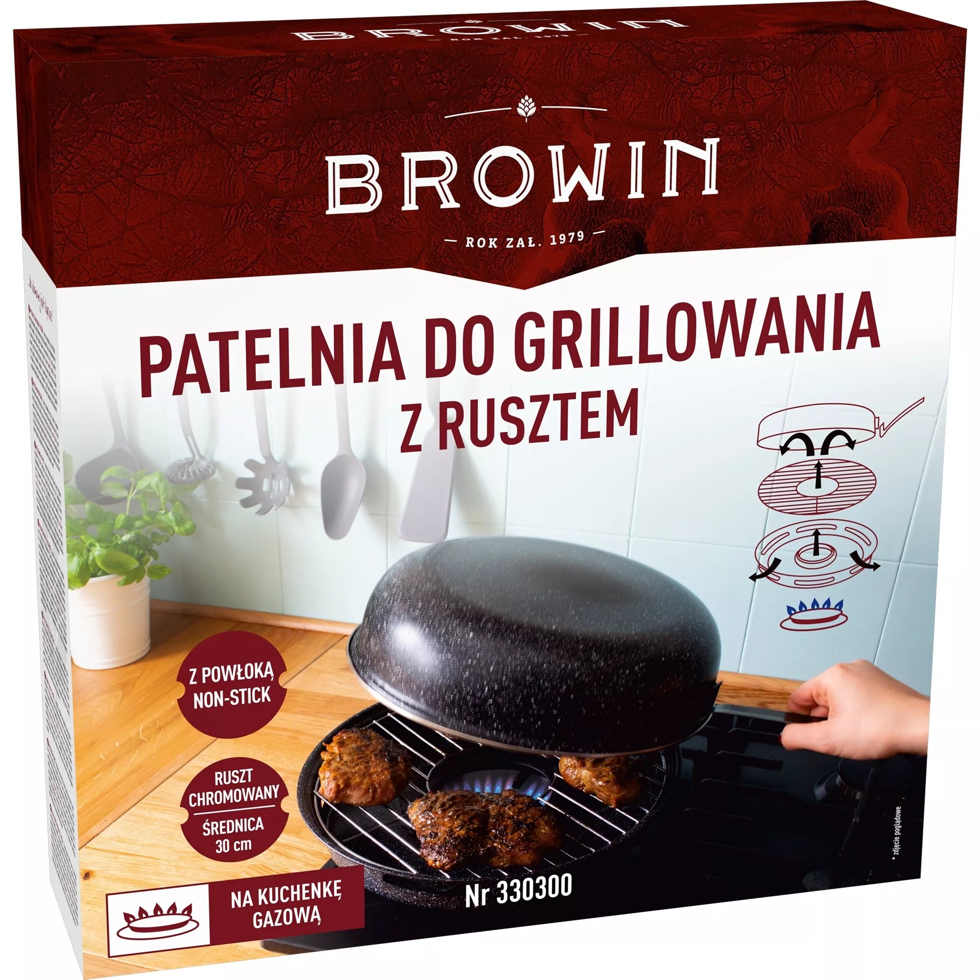 Keptuvė su grotelėmis