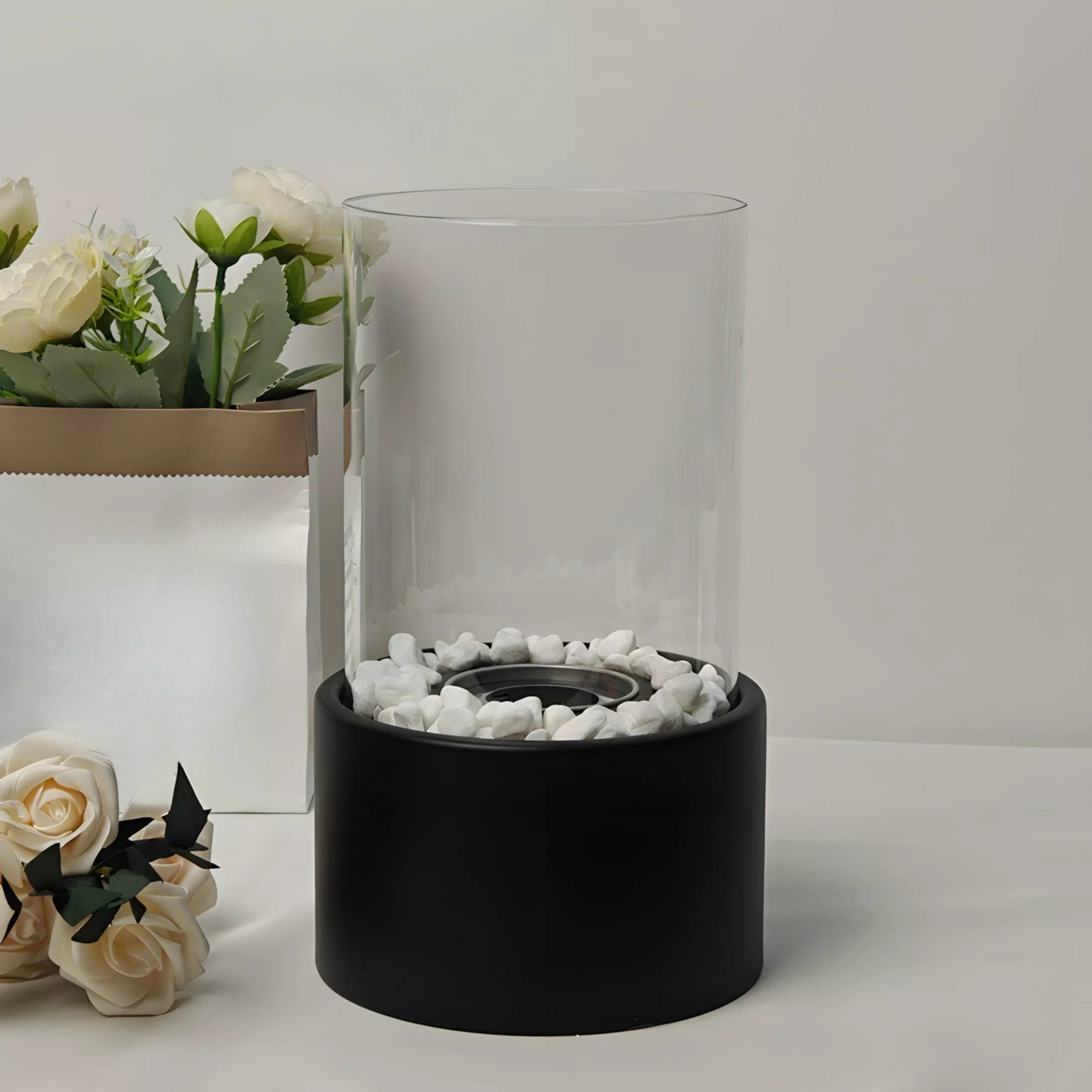 Laisvai pastatomas biokuro židinys