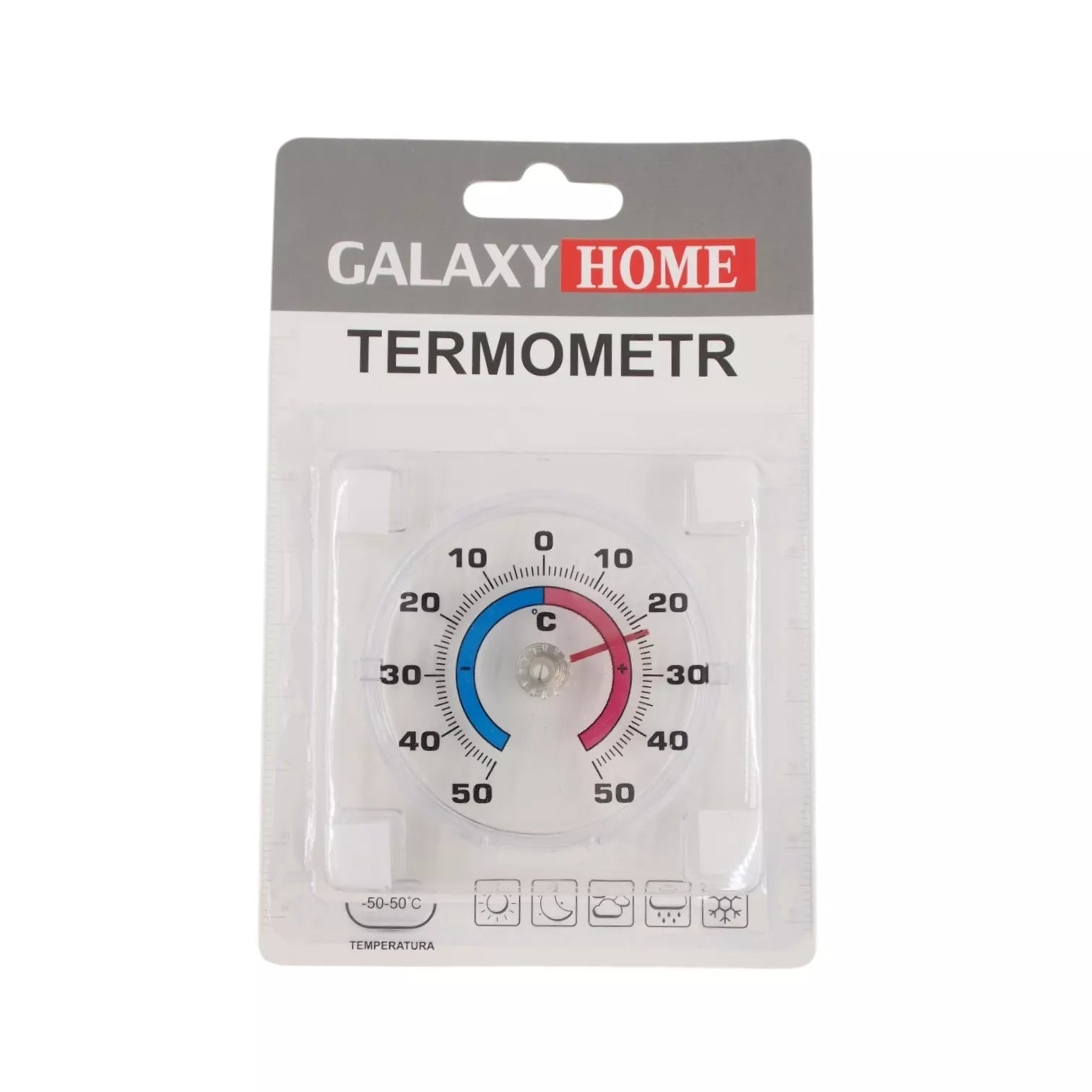 Langų termometras Galaxy Home (-50°C iki +50°C)