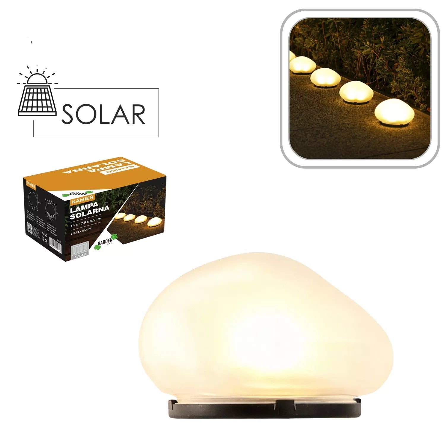 LED dekoracija „Akmuo“, 4 LED