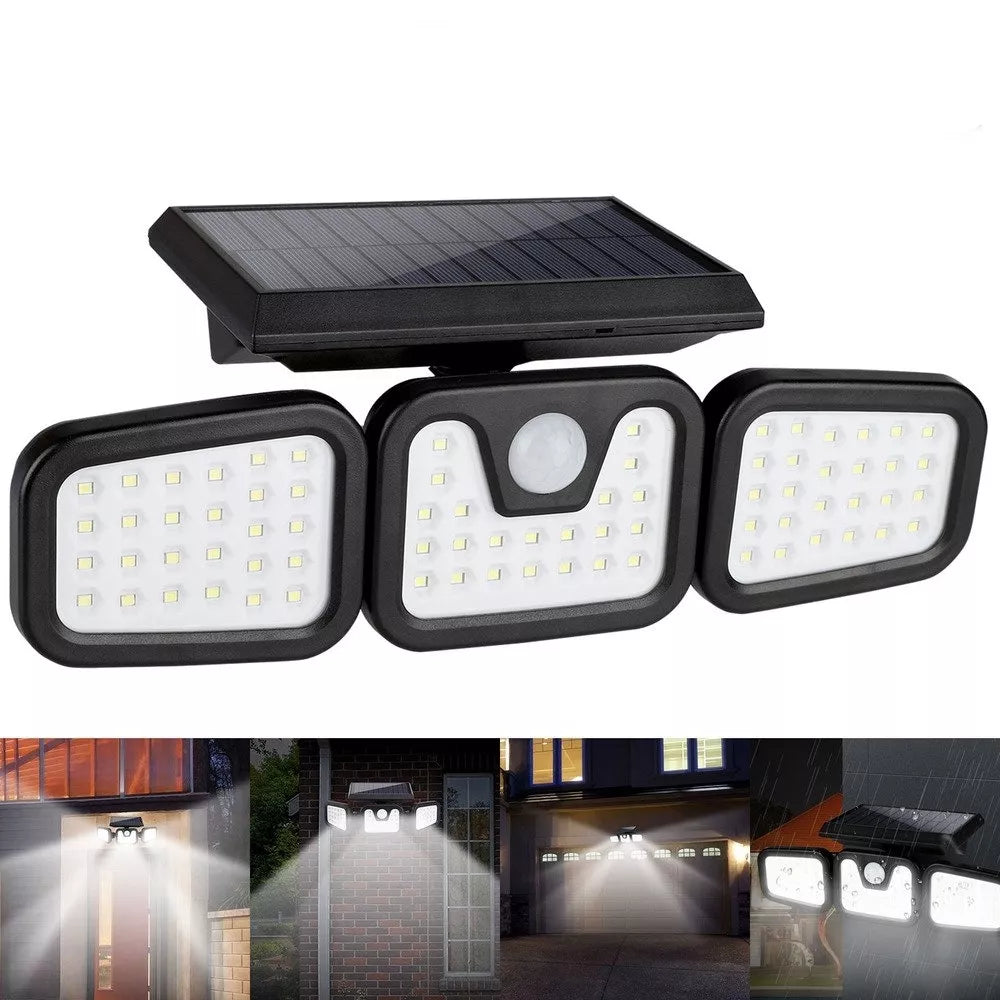 LED šviestuvas su saulės baterija iš EKSPOZICIJOS