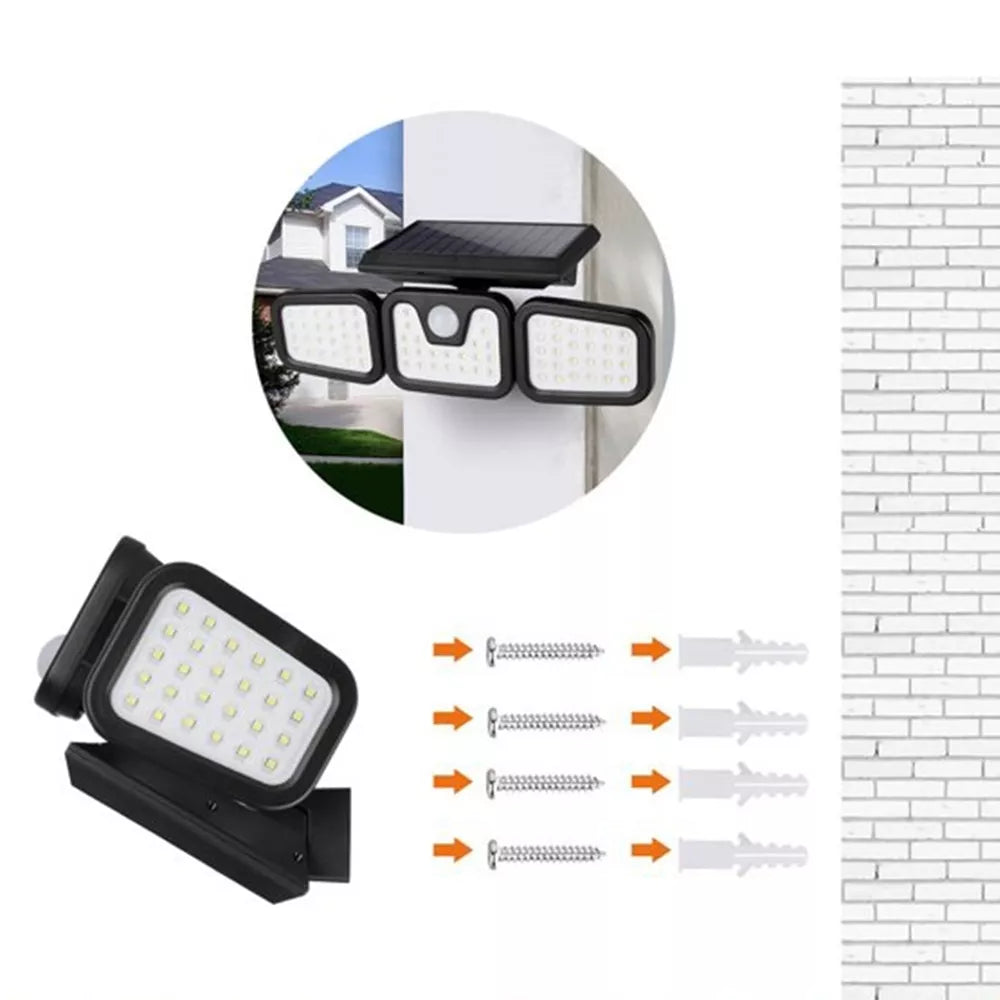 LED šviestuvas su saulės baterija iš EKSPOZICIJOS