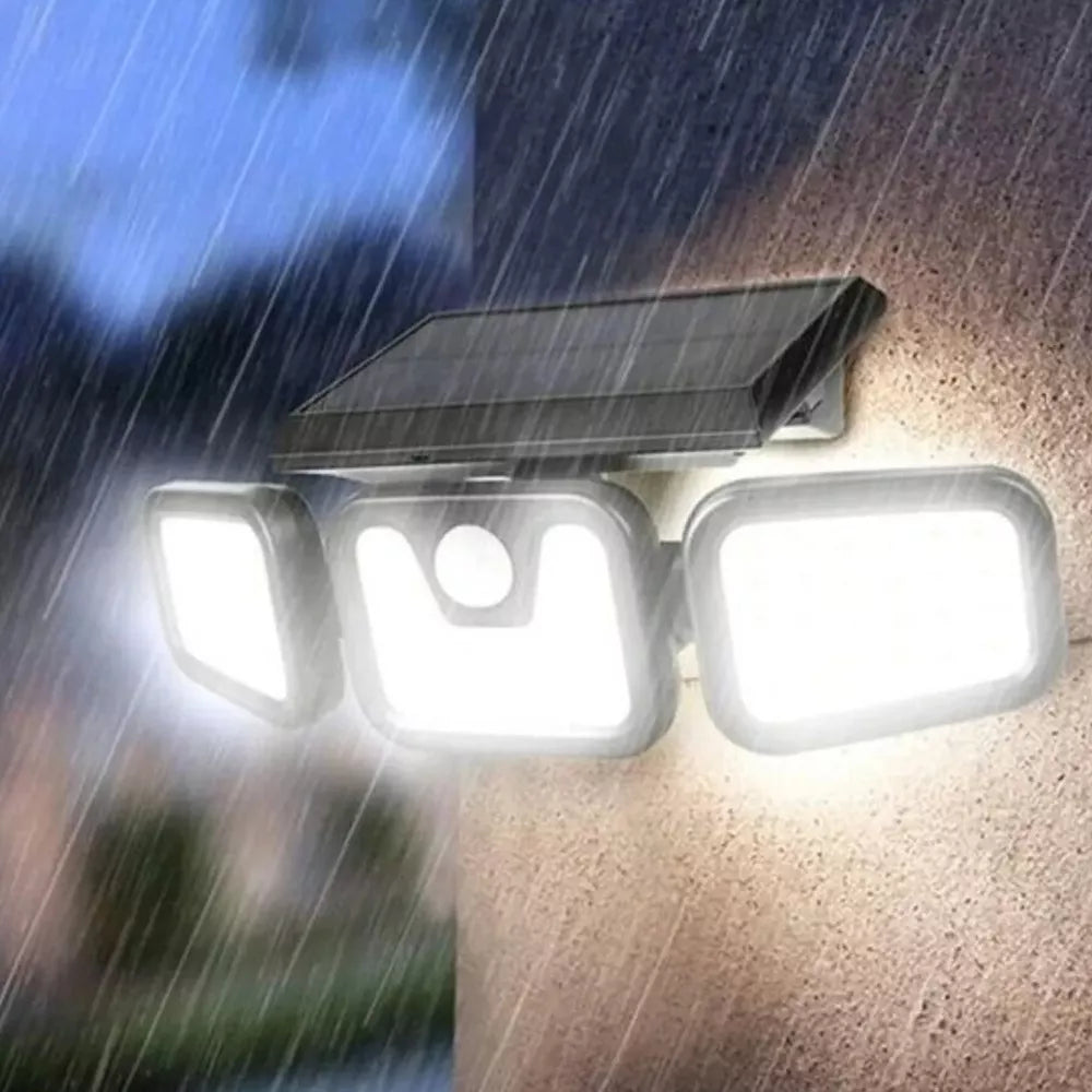 LED šviestuvas su saulės baterija iš EKSPOZICIJOS