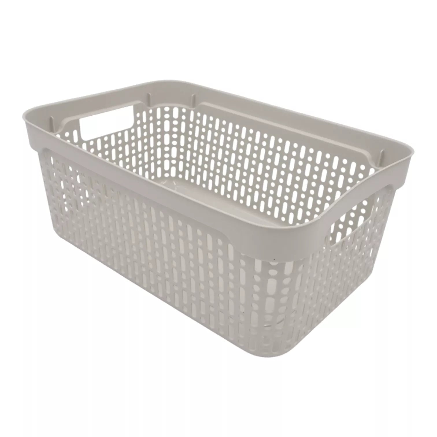 Plastikinė dėžutė su dangčiu, 30×20×13 cm BALTA