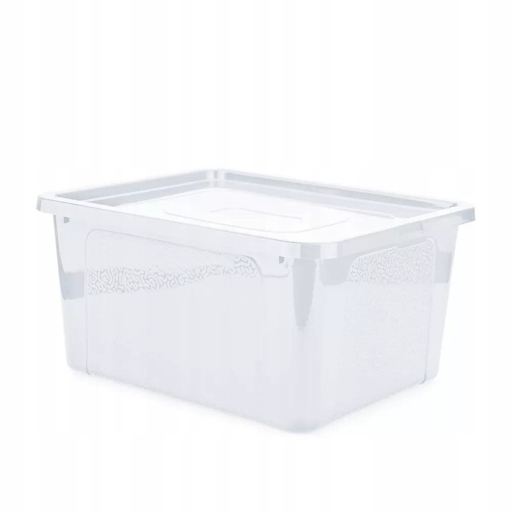 Plastikinis sandėliavimo konteineris su dangčiu, 20L