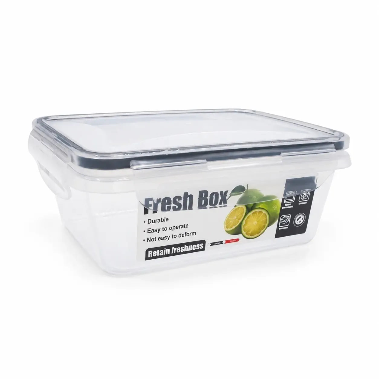 Plastikinių maisto laikymo indų rinkinys su dangčiais (2 vnt.) TR2358D