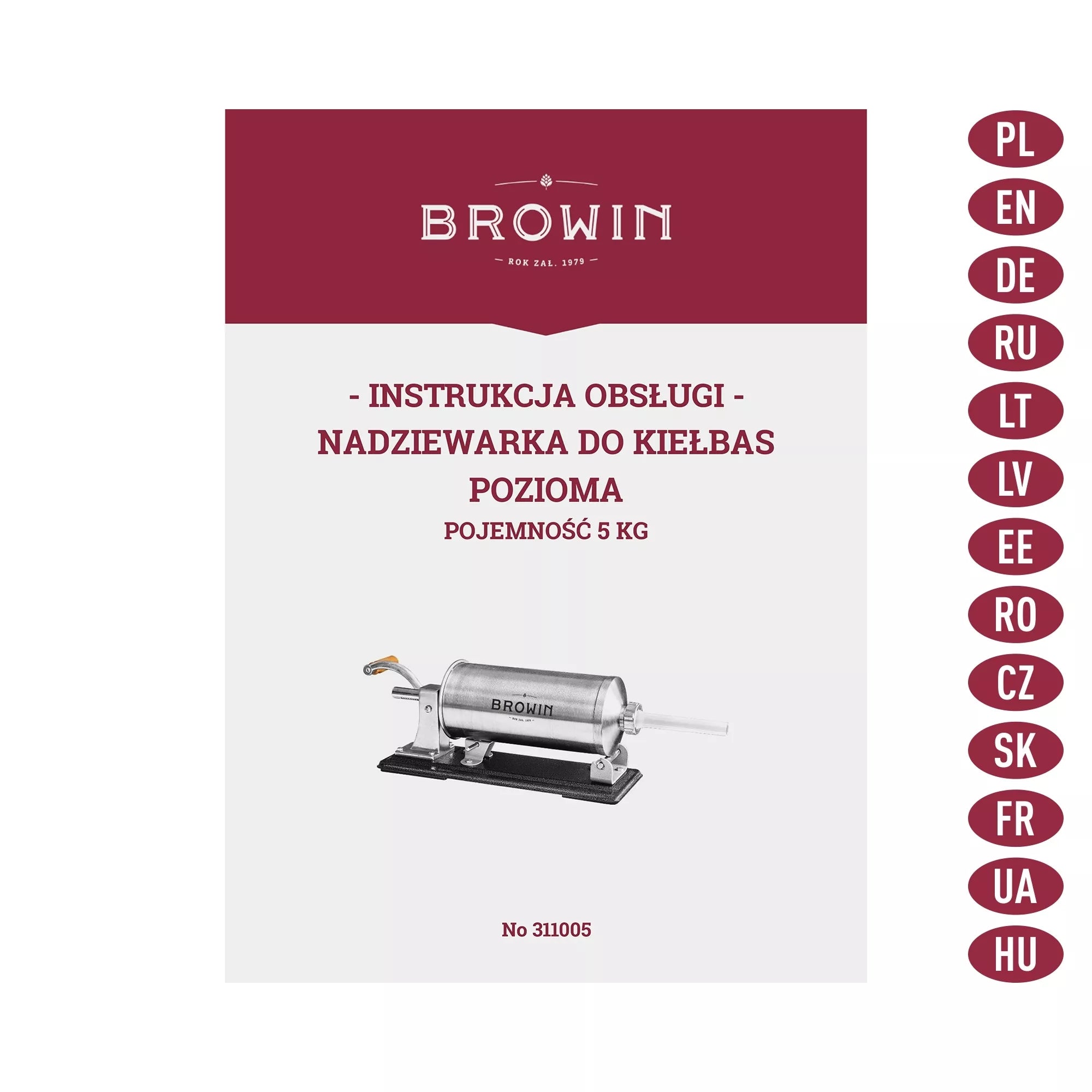 Rankinis horizontalus kimštuvas 5kg