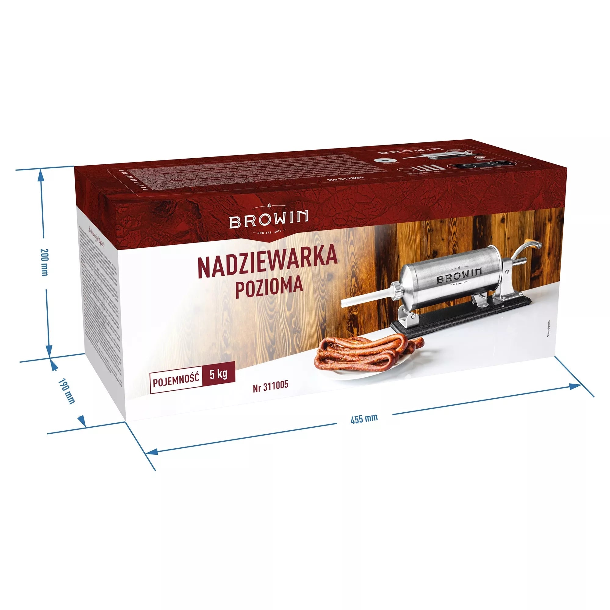 Rankinis horizontalus kimštuvas 5kg
