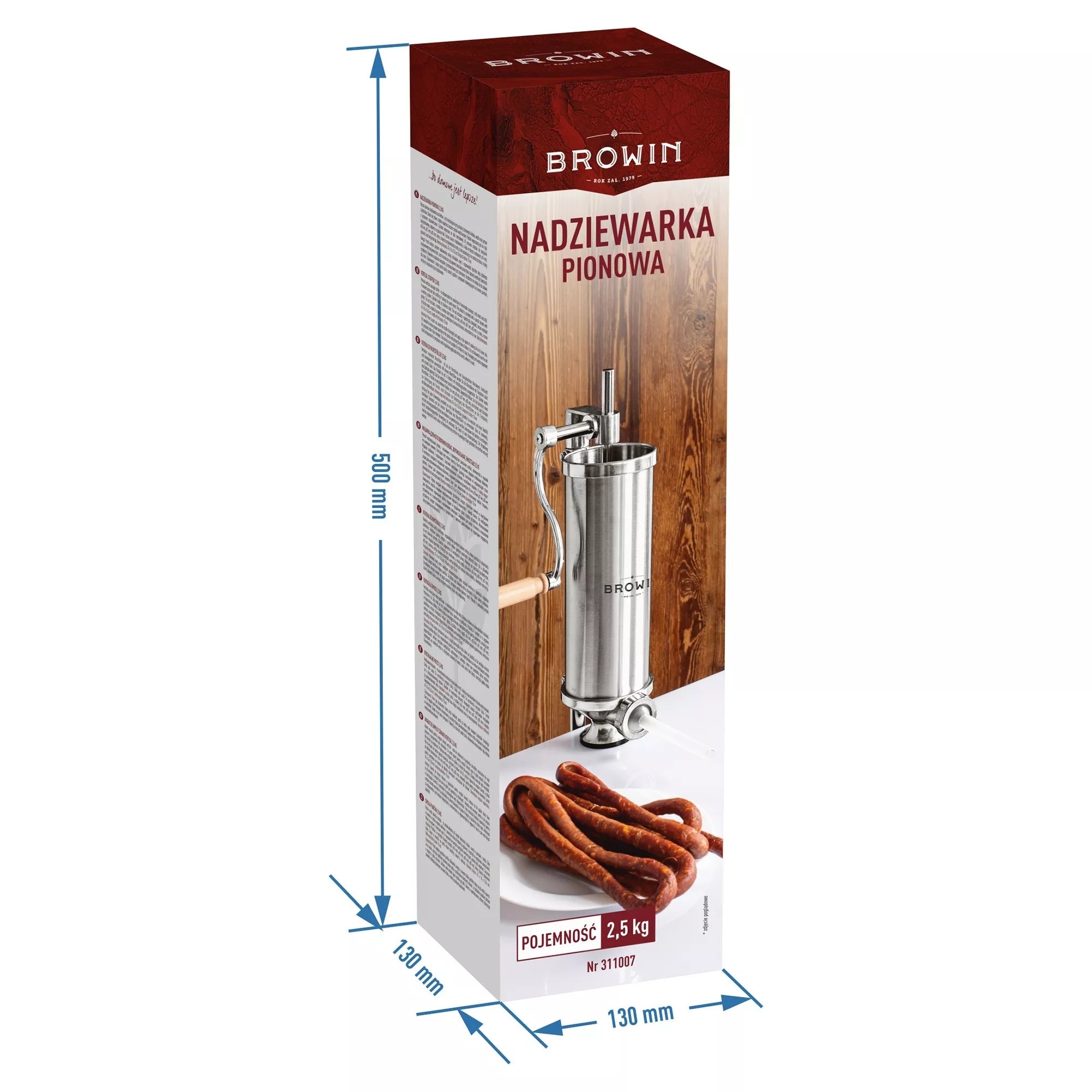 Rankinis vertikalus kimštuvas 2,5kg