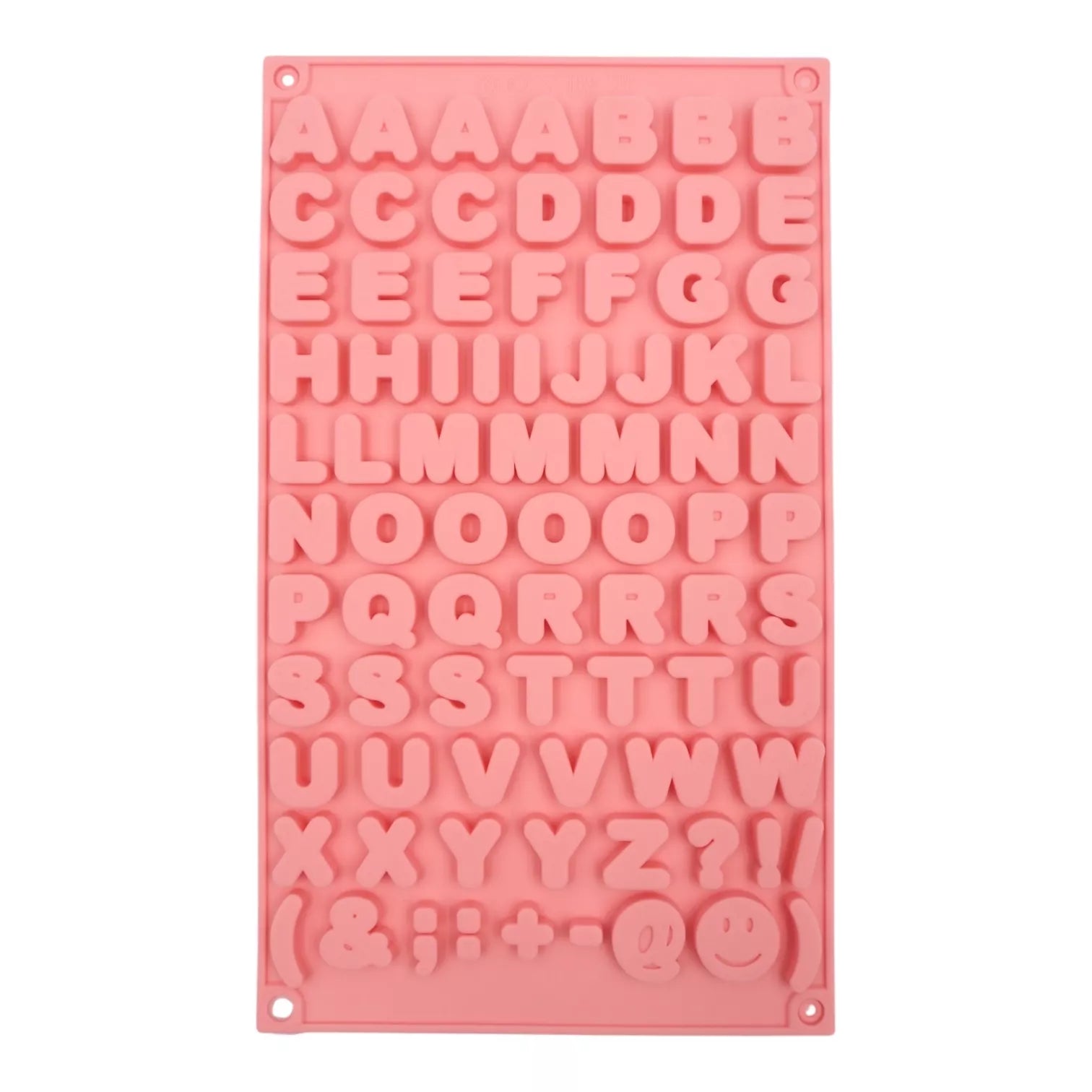 Silikoninė forma raidėms – 29,5 × 17 × 0,6 cm