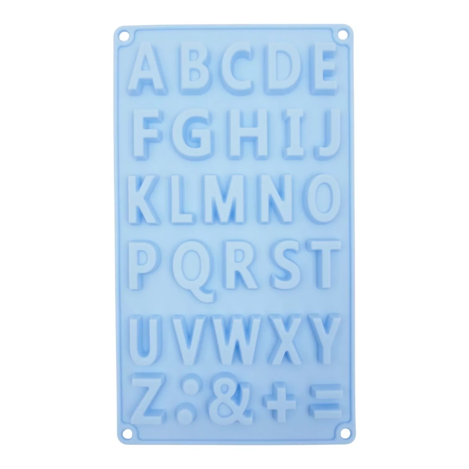 Silikoninė forma raidėms ir simboliams