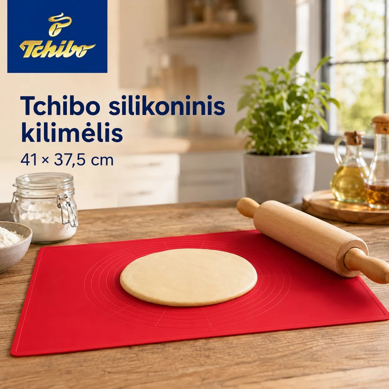 Silikoninis virtuvės kilimėlis