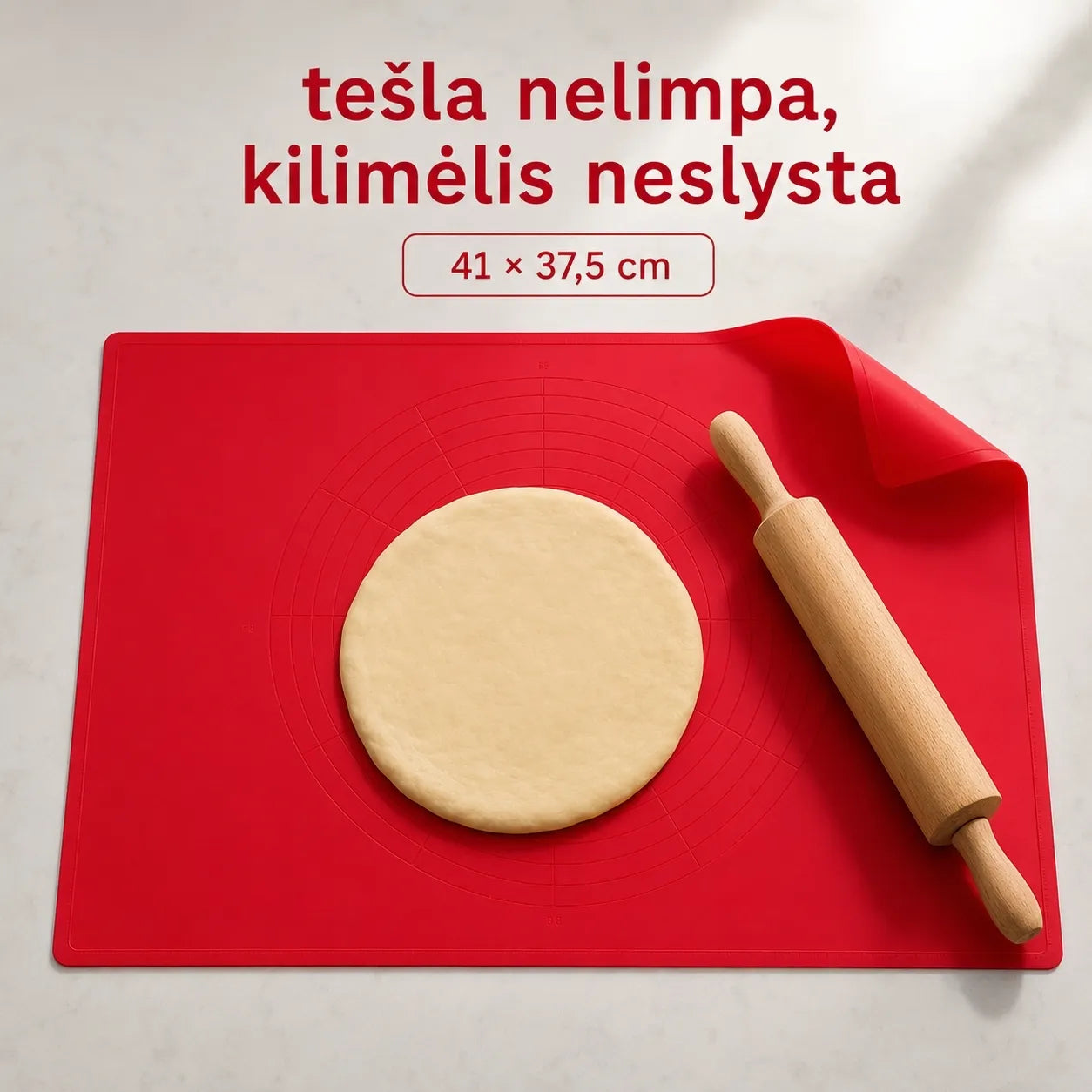 Silikoninis virtuvės kilimėlis