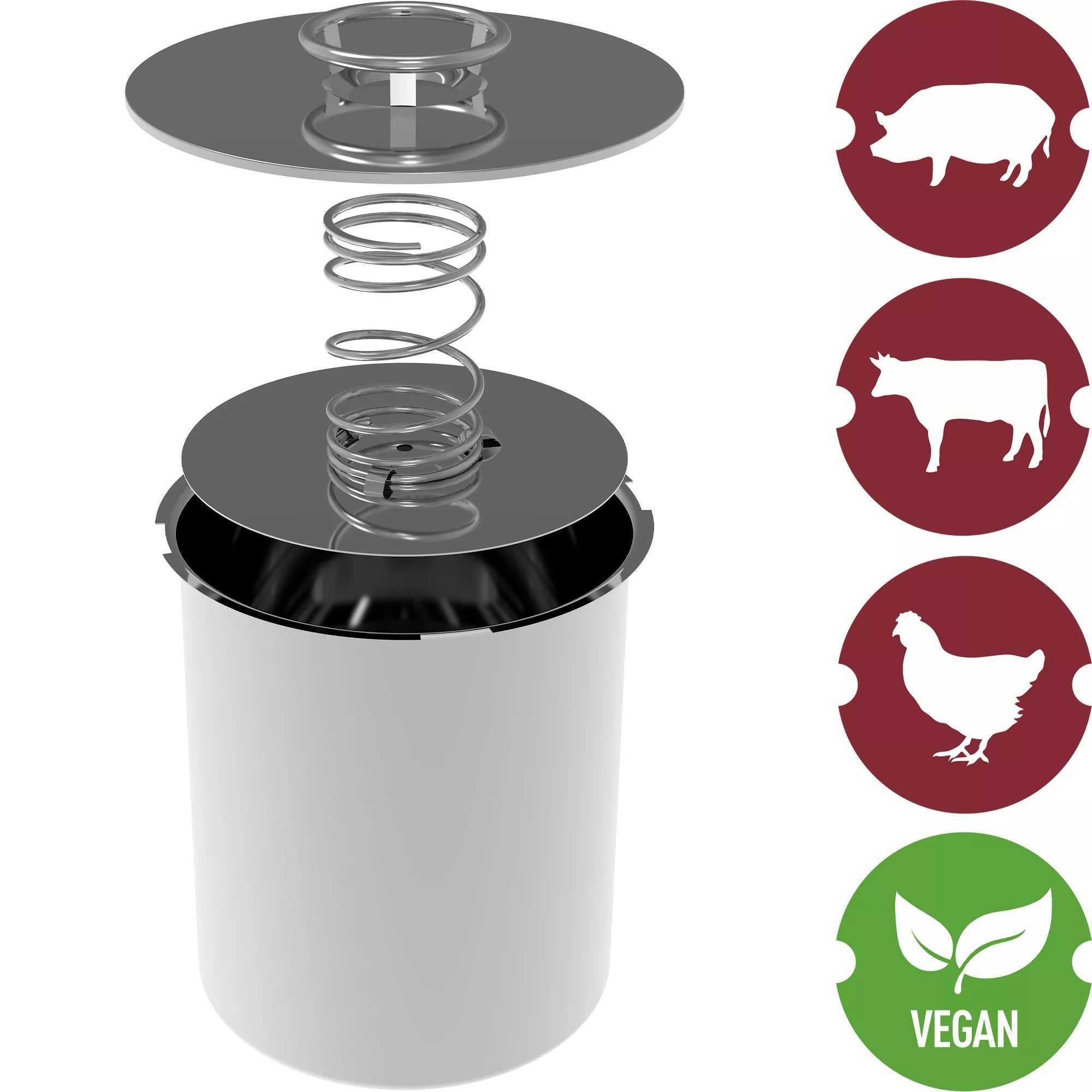 Slėginė kumpio viryklė 3 kg su termometru, maišeliais ir prieskoniais