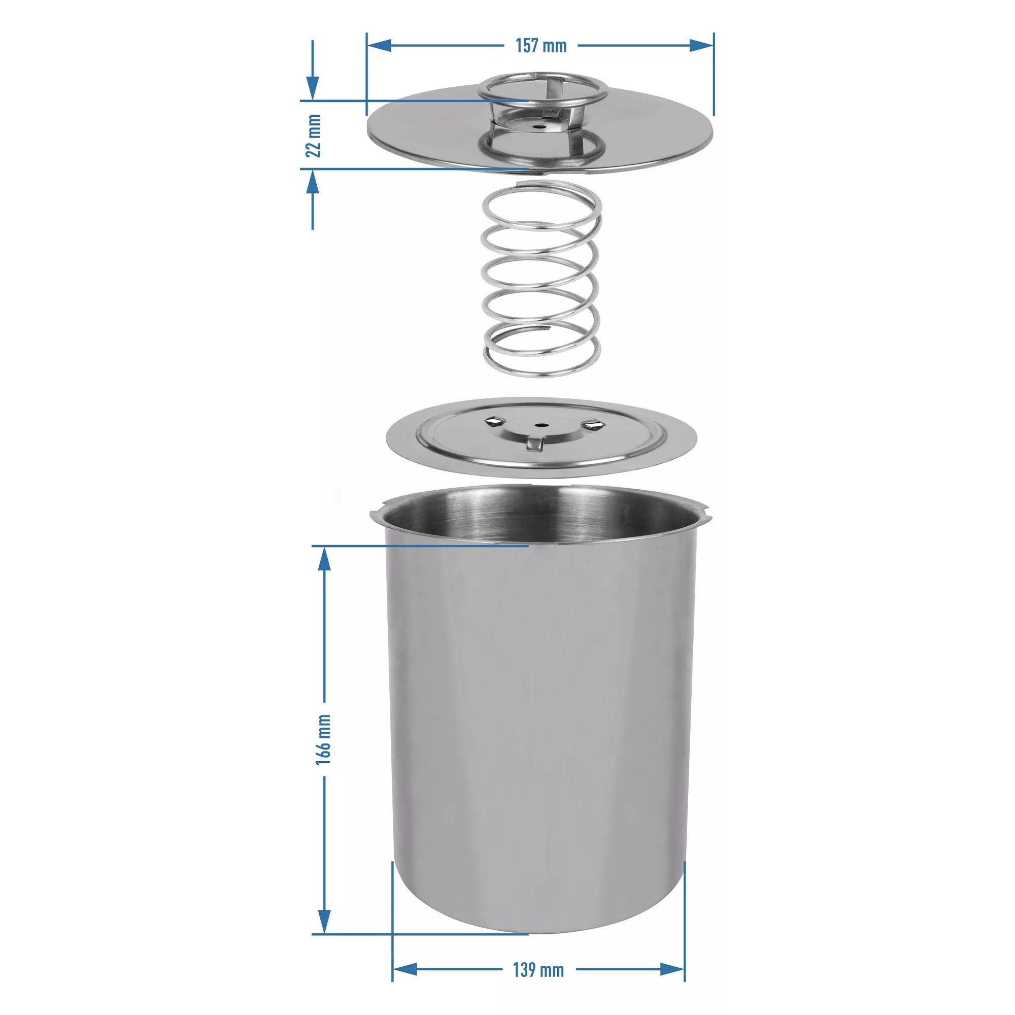 Slėginė kumpio viryklė 3 kg su termometru, maišeliais ir prieskoniais