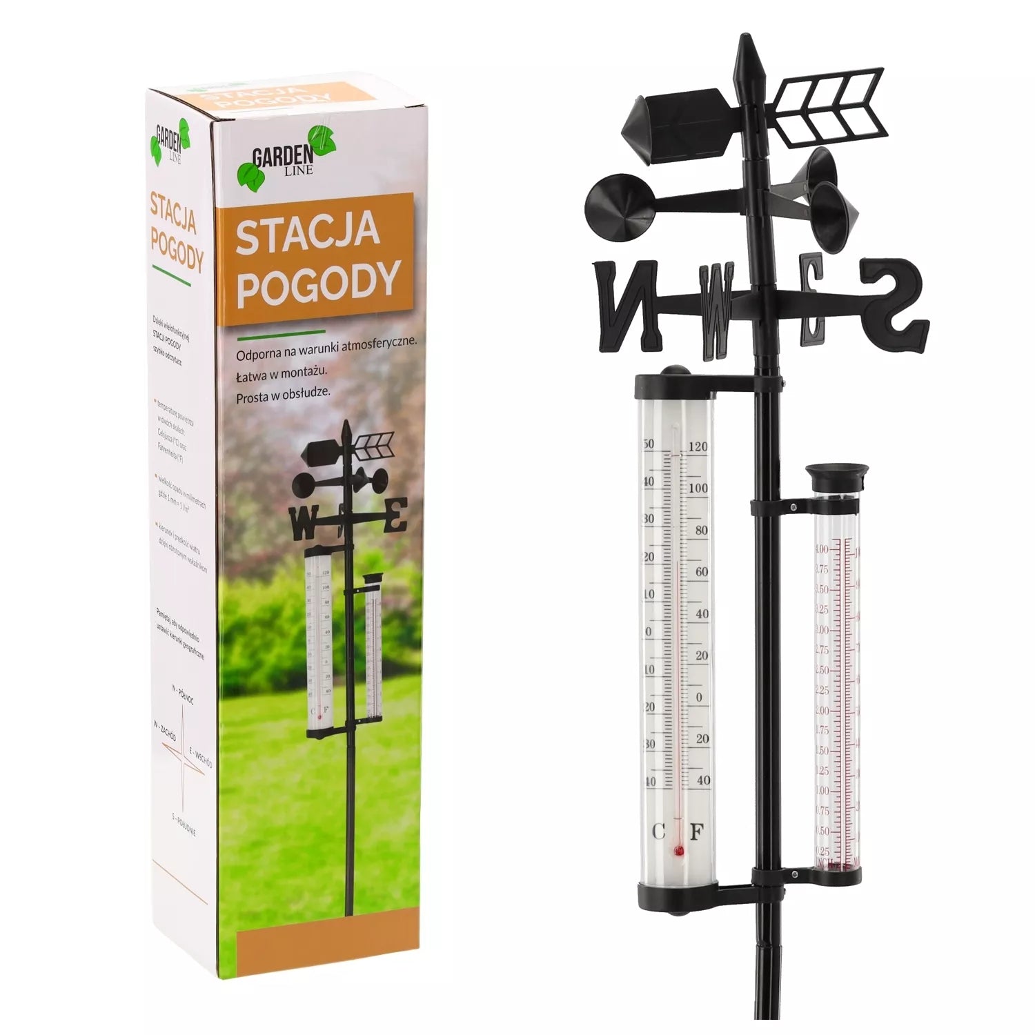 Sodo oro stotelė - termometras